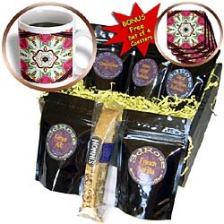 Cindy Thorrington Haggerty Kaleido Mandela - Honey Bees Delight - Coffee Gift Baskets - Coffee Gift Basket