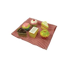 WOODEN BOX OF CAKES