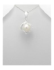 CZ Pendant Necklace In 92.5 Sterling Silver