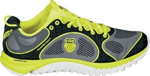 K-Swiss Men's KBL 2 Neutral Running Shoe,Charcoal/Neon Citron,8 M US