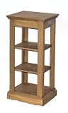 Ambientehome 57048 Stands&auml;ule Donez Kiefer massiv antik gewachst T/B/H 34 x 40 x 84 cm