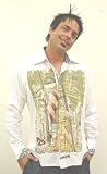 English Laundry Perceval Crusades Knights Angels Shirt Medium - XXL