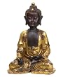 Aged Golden Patina Baby Buddha Statue