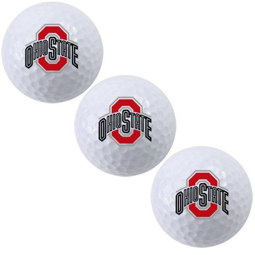 Nike Ohio State Buckeyes 3-pack Of Golf Balls