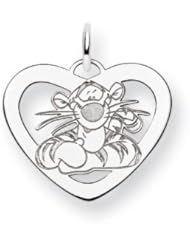 Sterling Silver Disney Tigger Heart Charm