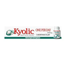 Kyolic Garlic One Per Day Cardiovascular Formula (60 Capsules) by Wakunaga / Kyolic
