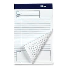 TOPS Docket Gold Project Planning Pad, 8 x 5 Inch, Task List, 40 Sheets, 6-Pack, White (77152)