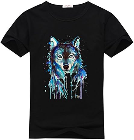 TOMBUY Cute Fox Tee Shirt T-shirt Tshirt, Personalized T Shirts for Men