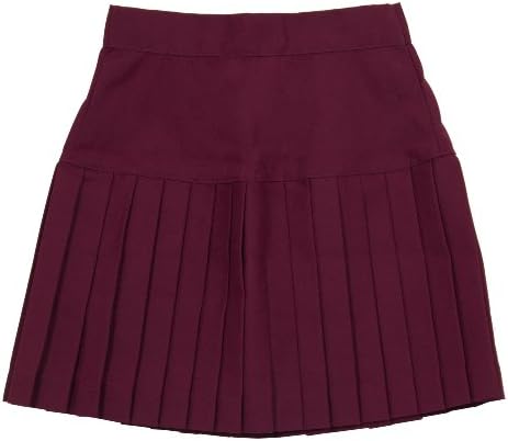 Cheer Skirt Kick / Knife Pleated Child through adult (Maroon Size 5)