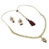 Taara Mughal Collection Mirrored Kundan Necklace an