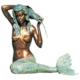 Large Bronze Mermaid Fountain