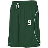 Nike Michigan State Spartans Green Reversible Shorts
