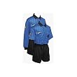 Pro CoolWick Soccer Referee Blue Stripe Longsleeve Shirt