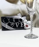 LOVE wine charms