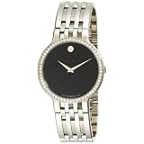 Movado Mens Esperanza Stainless Steel Bracelet Black Dial Watch #0606280 by Movado