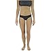 adidas Women's Thong Underwear, Black/Matte Silver, Medium/Large