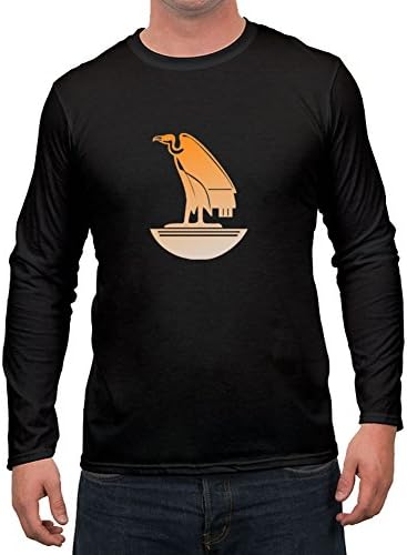 For Men Cotton Black Personalized Unofficial O-neck Eygption Bird 1 T-shirt Xx-large