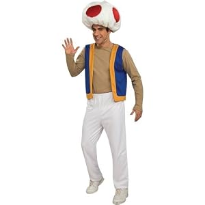 Rubie?s Costume Co Super Mario Brothers Costume, Toad
