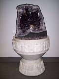 Review Direct4Sale Home  / Aqua Amethyst Geode Fountain With Light And Crystal Sphere.