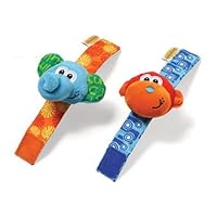Infantino: Monkey & Elephant Wrist Rattles