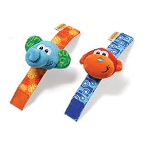 Infantino: Monkey & Elephant Wrist Rattles