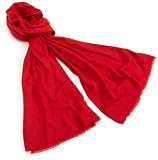 MIR Women's Gauze Scarf,Red,28x80