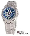 Smith & Wesson Diplomat Watch Tritium 37MM Titanium Chronograph Blue - Smith & Wesson SWW-93T-BLU