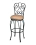 Pastel Furniture MA 222 AR 631 Magnolia Rust 26 Inch Swivel Barstool w/ Moccasin Suede Fabric