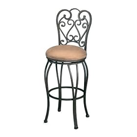 Pastel Furniture MA 222 AR 631 Magnolia Rust 26 Inch Swivel Barstool w Moccasin Suede... by Pastel