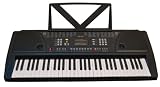 Huntington KB61 61-Key Portable Electronic Keyboard, Black