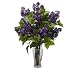 Nearly Natural Lilac Silk Flower Arrangement