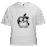 Like an apple Geek White T-Shirt by CafePress