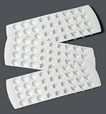 Set of 3 Ice Cube Tray - Circle, Stars and Heart Shapes 11-1/4