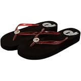 NFL Washington Redskins Womens Wedge Flip Flops - Burgundy (5/6)