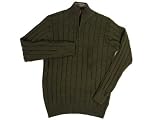 Oscar De La Renta Quarter Zip Long Sleeve Sweater