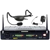 wireless microphones Samson Airline 77 UHF Wireless Vocal Aerobics Headset System Electronics wireless microphones