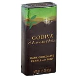 Godiva Dark Chocolate Mint Pearls, 1.5000-ounces (Pack of 6)