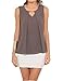 Eliacher Women's Casual Summer Chiffon Blouse 8267 (M,Dark Gray)