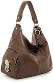 Oversized ''Astoria'' Hobo Handbags - Bronze or Black