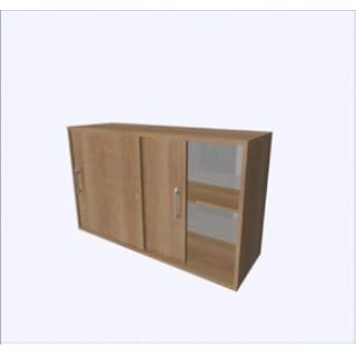 Hammerbacher Schiebetürenschrank 2OH Nussb/Nussbaum