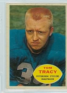 1960 Topps FB 95 Tom Tracy Steelers Excellent