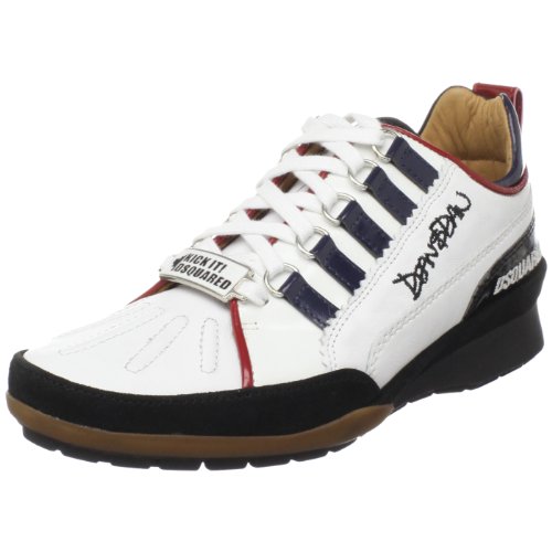 DSQUARED2 Women’s 251 Spyri Eco Sneaker,Vernice Rosso,38.5 EU (US Women’s 8.5 M)