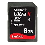 SanDisk 8GB SDHC Ultra II Secure Digital Flash Memory Card 15 MB/s SDSDRH-008G - Bulk Package