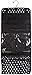Silverhooks Hanging Travel Cosmetic Case Bag (Black & White Polka-Dot)