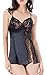 Ruzishun Women's sexy Lingerie Lace satin babydoll