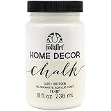FolkArt Plaid 34151 Home Decor Chalk, 8-Ounce, Sheepskin Colored Paint