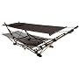 Strathwood Portable Folding Hammock with Carry Bag, Chocolate with Champagne Frame