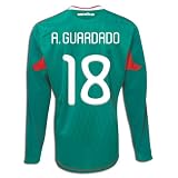 adidas Andres Guardado Mexico World Cup 2010 Long Sleeve Home Jersey