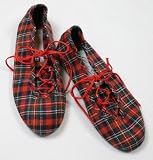 Sophie Dess Red/Green Plaid Dress Shoe