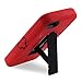 Aimo Wireless IPH5PCMX012S Guerilla Armor Hybrid Case with Kickstand for iPhone 5 - Retail Packaging - Red/Black